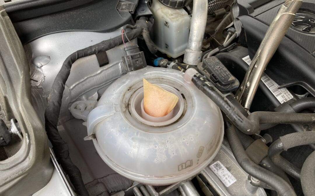 Silica Bag in Coolant Tank Causing Heater Matrix Blockage